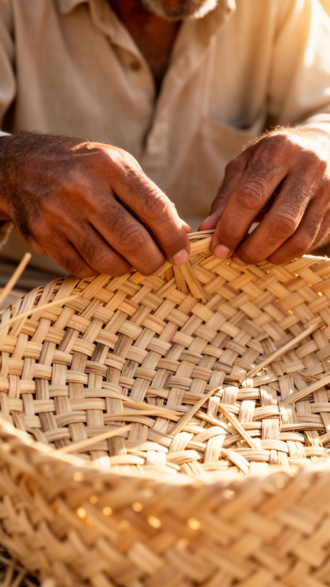 An Egyptian craftsman at work